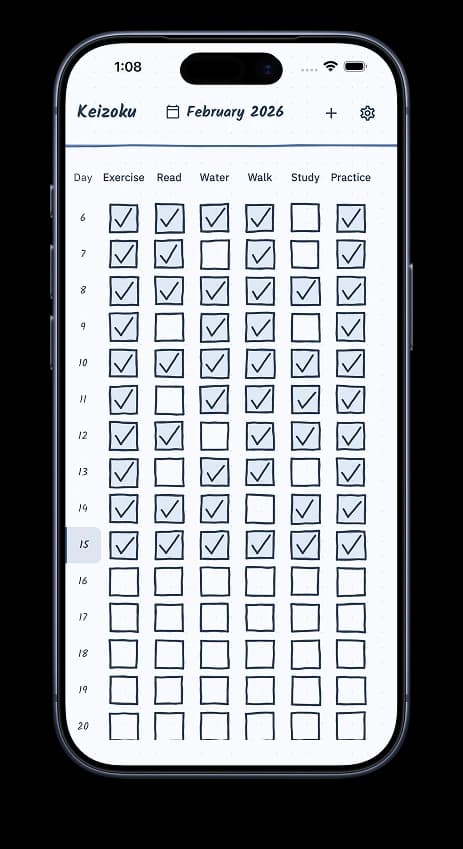 Keizoku blueprint notebook theme with a graph-paper style grid and drafting-inspired feel